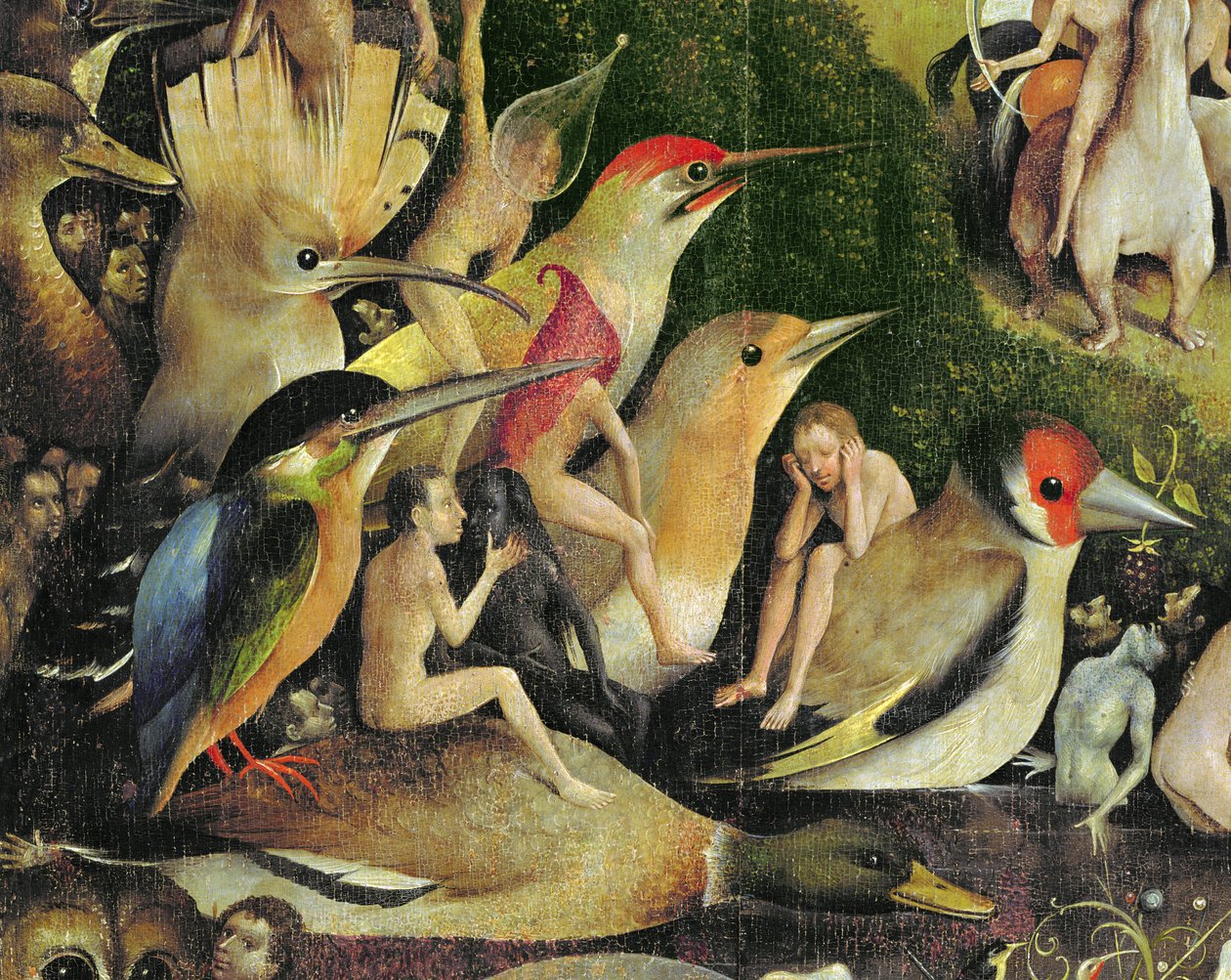 The Garden of Earthly Delights, c.1500  (detail of 3425) by Hieronymus Bosch