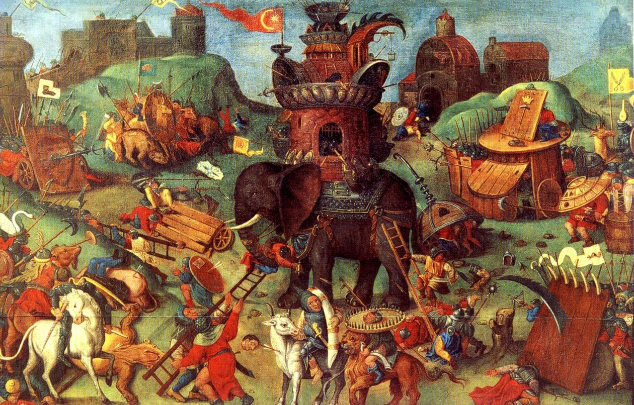 savaş fili by Hieronymus Bosch