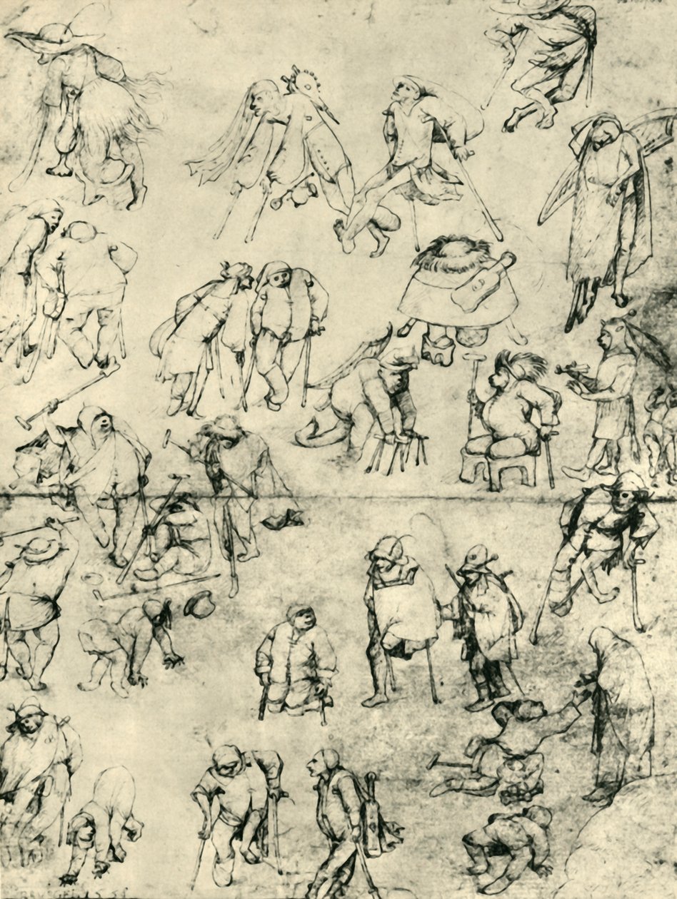 Dilenciler, 15-16. yüzyıl, 1943 by Hieronymus Bosch