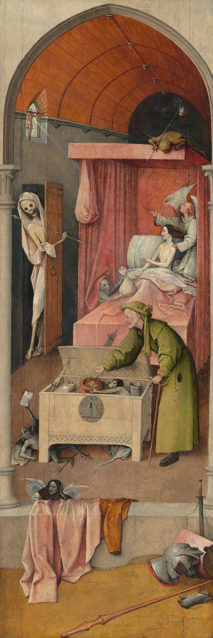 Ölüm ve Cimri by Hieronymus Bosch