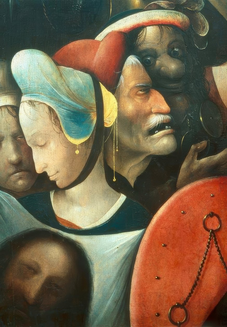 Haç taşımak by Hieronymus Bosch