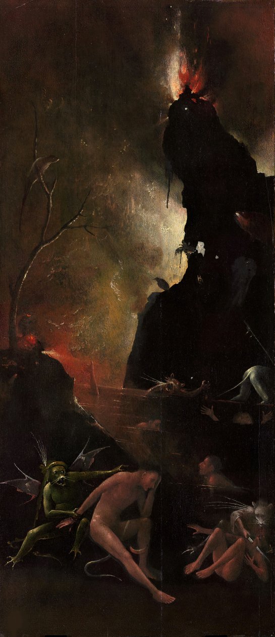 Dört Ahiret Görüşü, yaklaşık 1490-1510. by Hieronymus Bosch