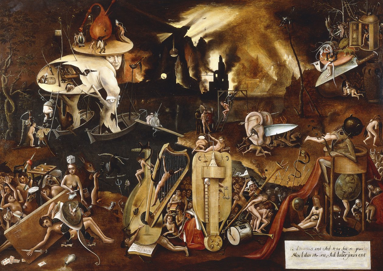 Cehennem, by Hieronymus Bosch