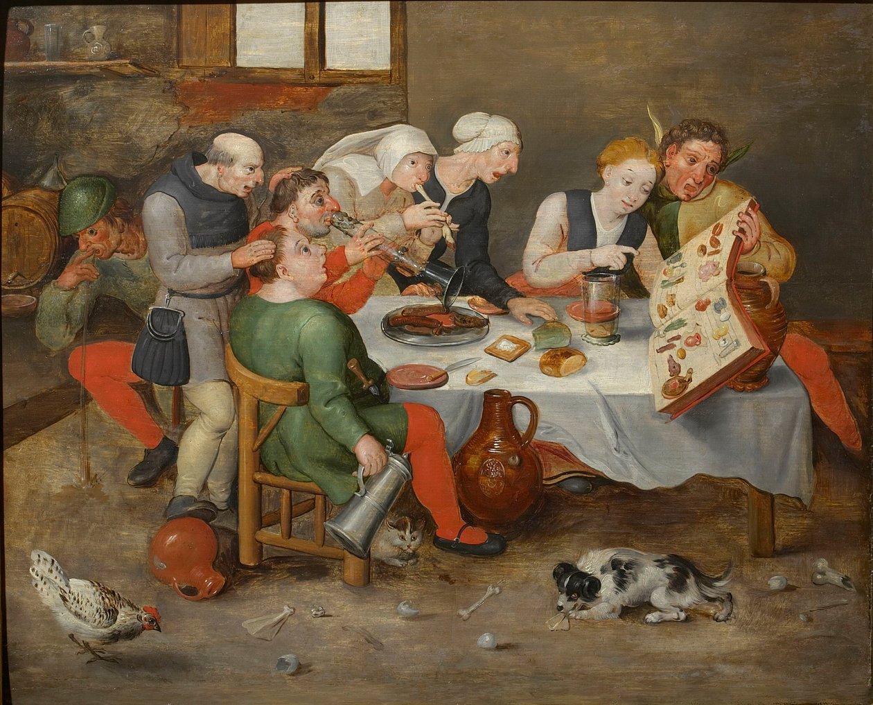 Bacchus Şarkıcıları, 1580. by Hieronymus, Bosch