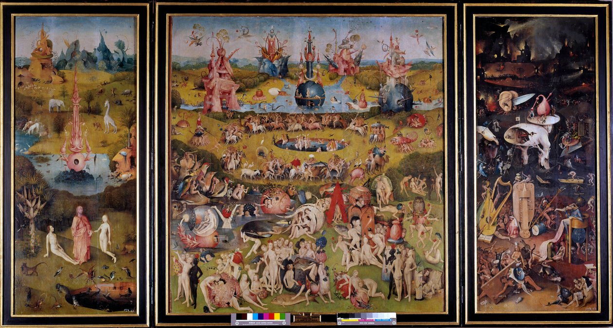 Dünyevi Zevkler Bahçesi by Hieronymus Bosch