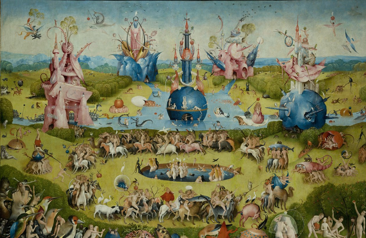 Dünyevi Zevkler Bahçesi by Hieronymus Bosch