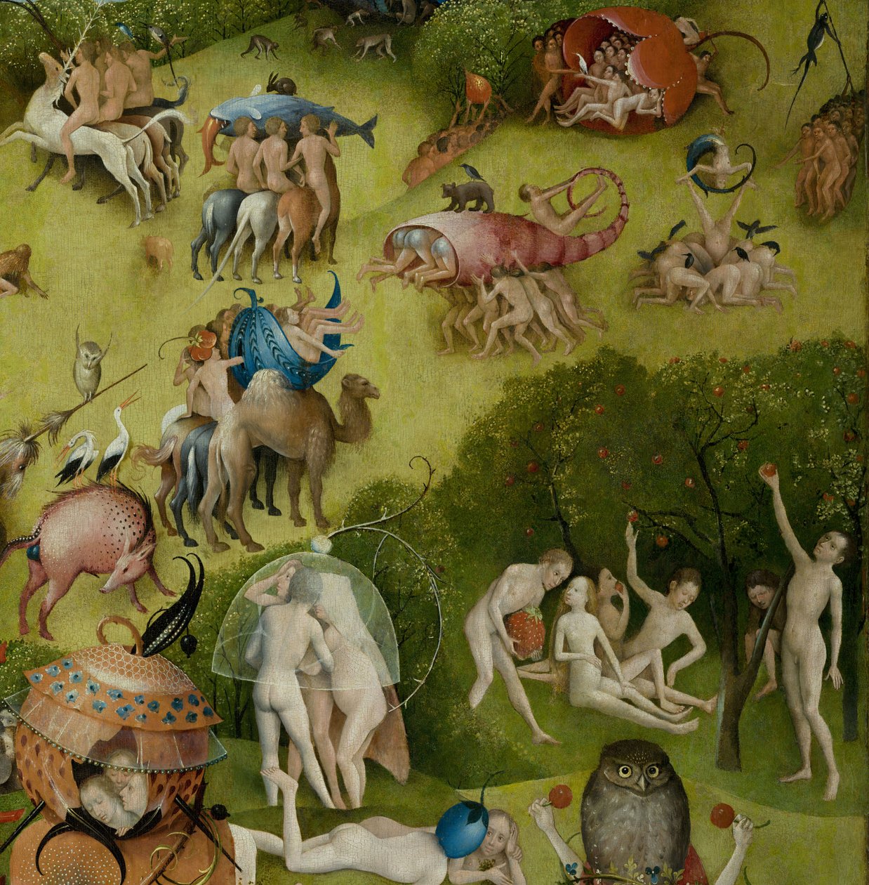 Dünyevi Zevkler Bahçesi, 1490-1500 by Hieronymus Bosch