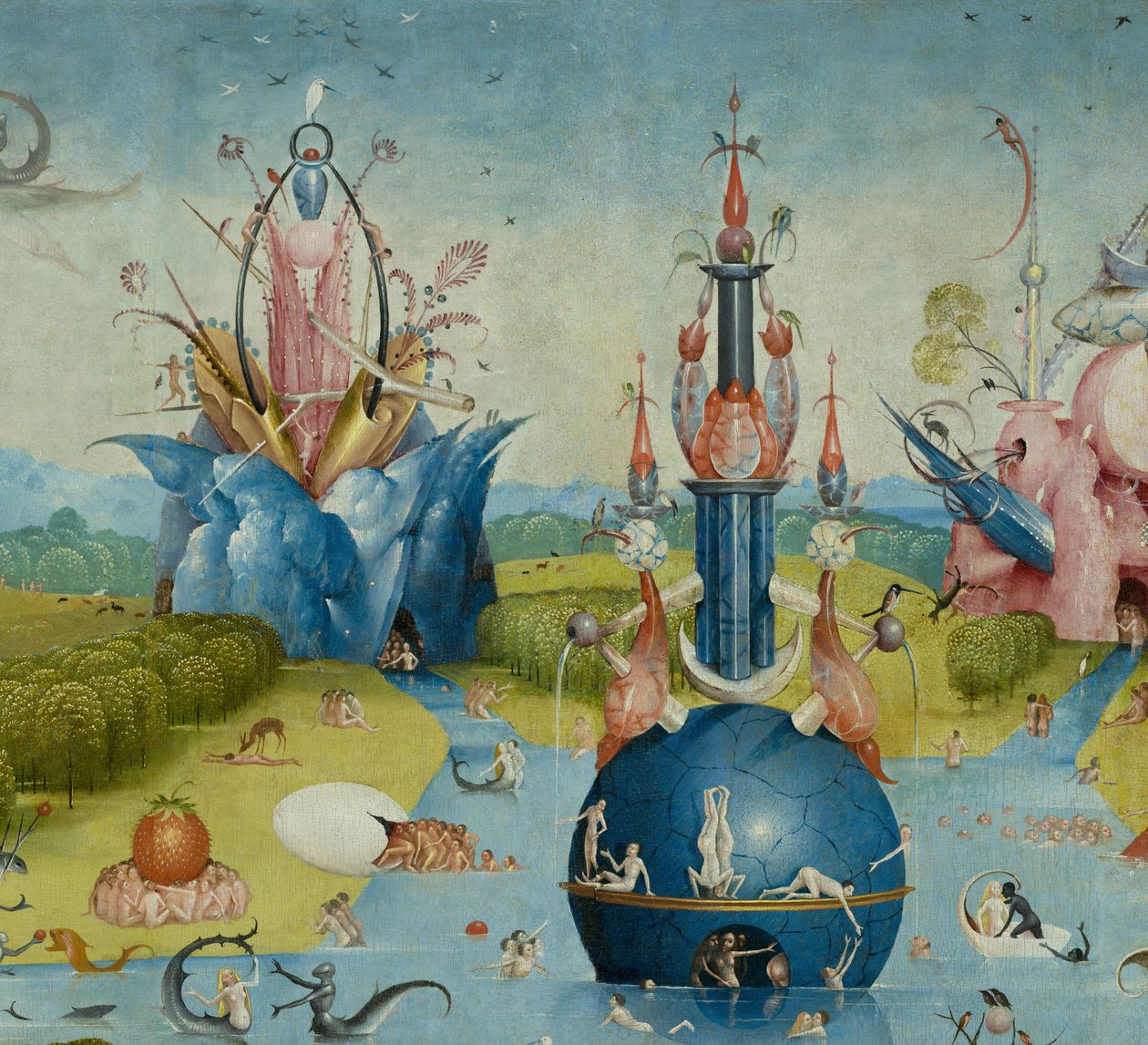 Dünyevi Zevkler Bahçesi, 1490-1500 by Hieronymus Bosch