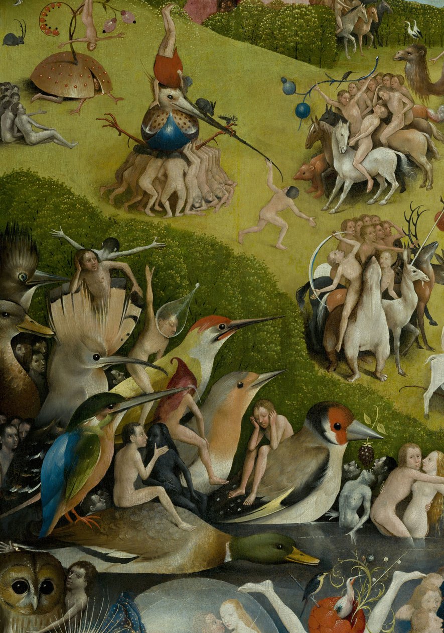 Dünyevi Zevkler Bahçesi, 1490-1500 by Hieronymus Bosch