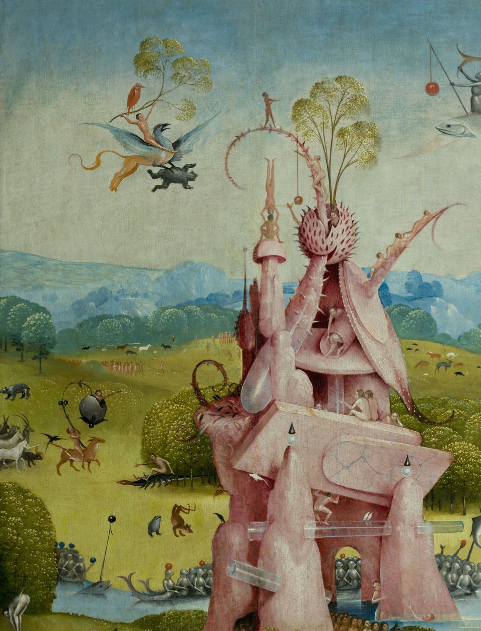 Dünyevi Zevkler Bahçesi, 1490-1500 by Hieronymus Bosch