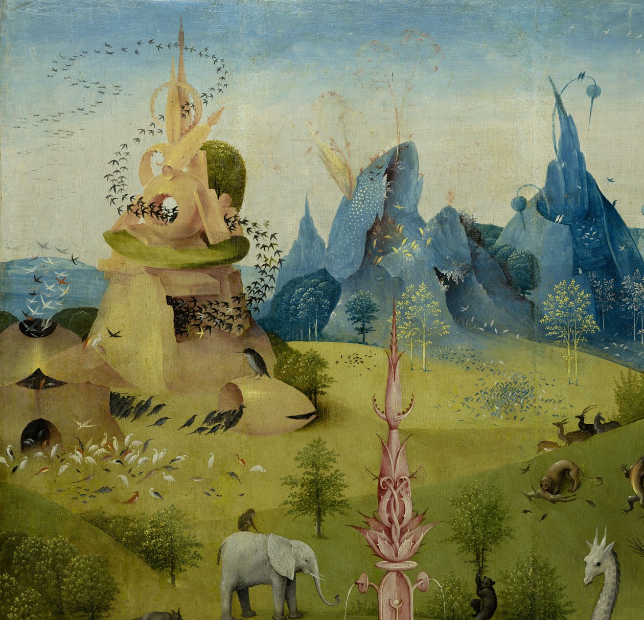 Dünyevi Zevkler Bahçesi, 1490-1500 by Hieronymus Bosch