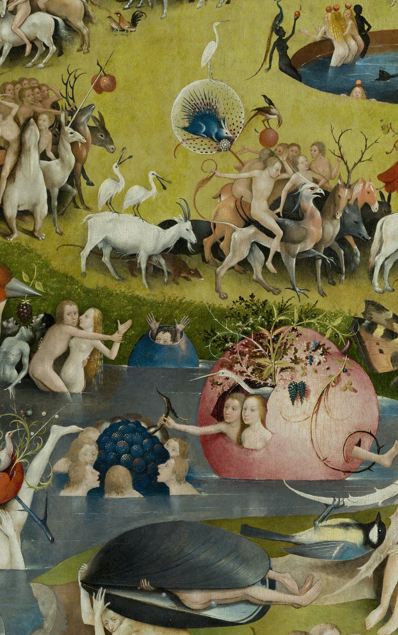 Dünyevi Zevkler Bahçesi, 1490-1500 by Hieronymus Bosch