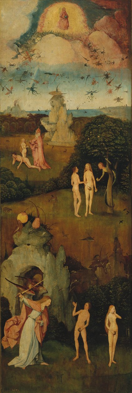 Haywain Üç Parçalı Sol panel, c. 1516 by Hieronymus Bosch