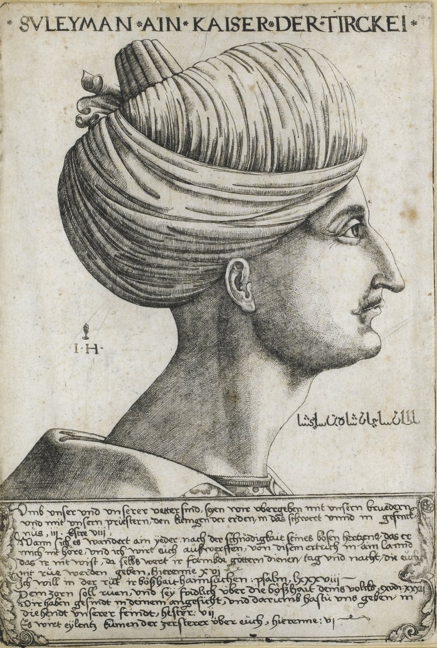 Kanuni Sultan Süleyman, 1530 civarı by Hieronymus Hopfer