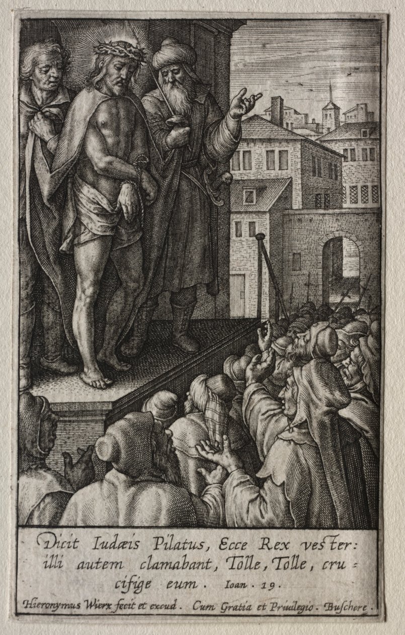 Tutku: Ecce Homo by Hieronymus Wierix