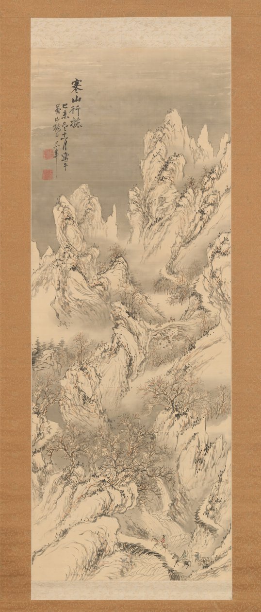 Soğuk Dağlarda Gezginler, 1859. by Hine Taizan