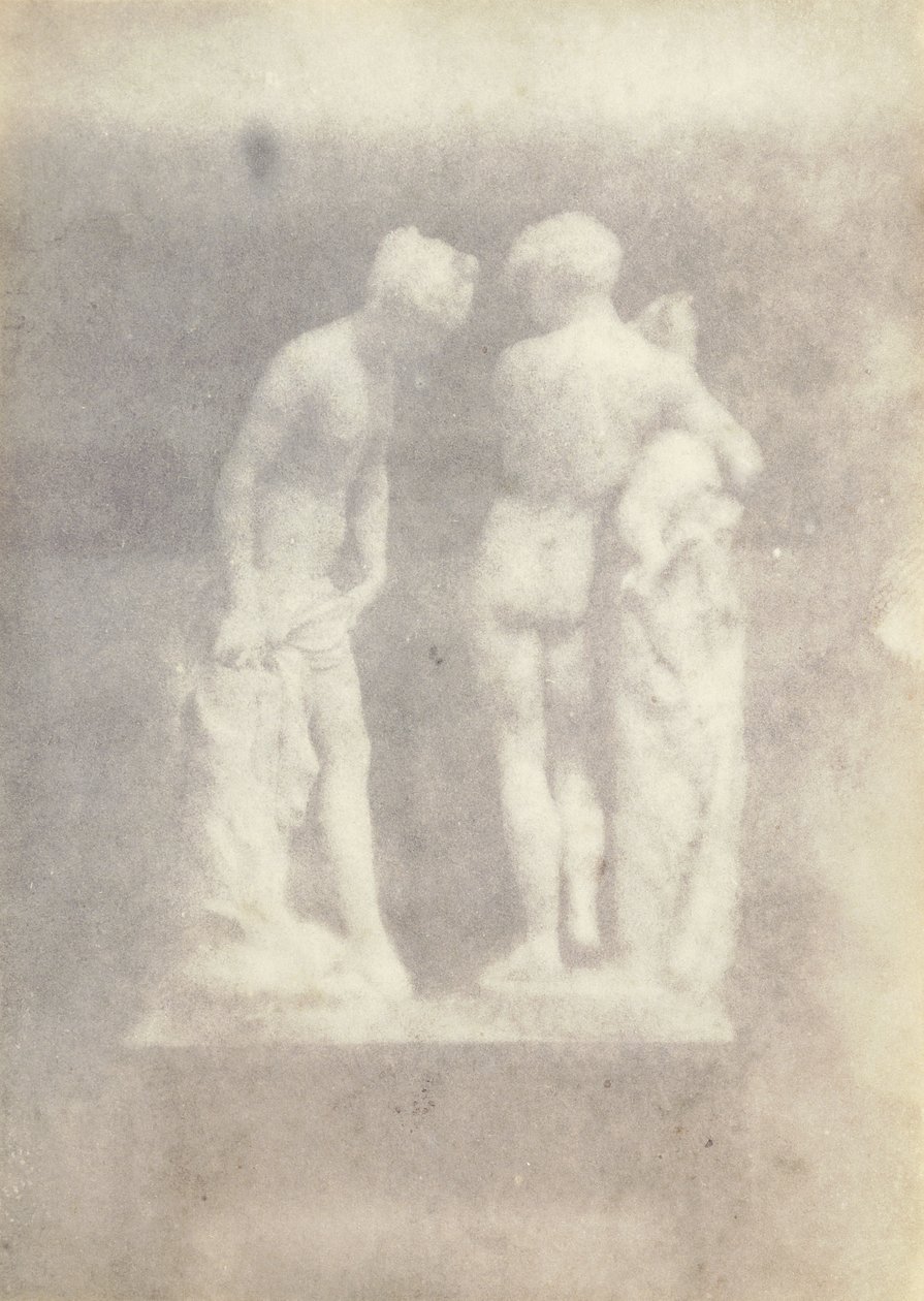 Heykel Çalışması, 1839 by Hippolyte Bayard
