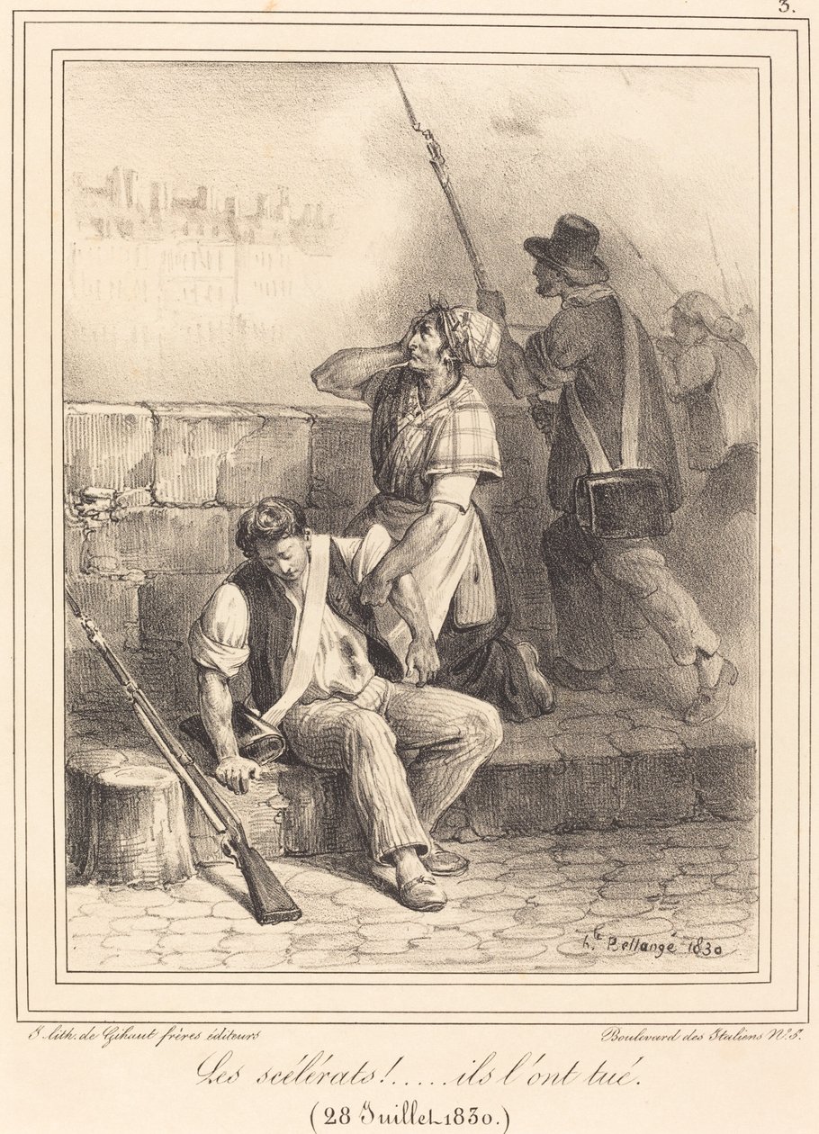 "Sahtekarlar!..." by Hippolyte Bellange