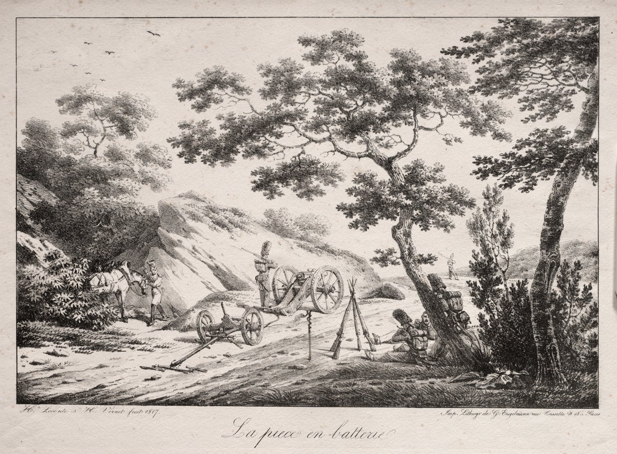 Canon Ateşe Hazır by Hippolyte Lecomte