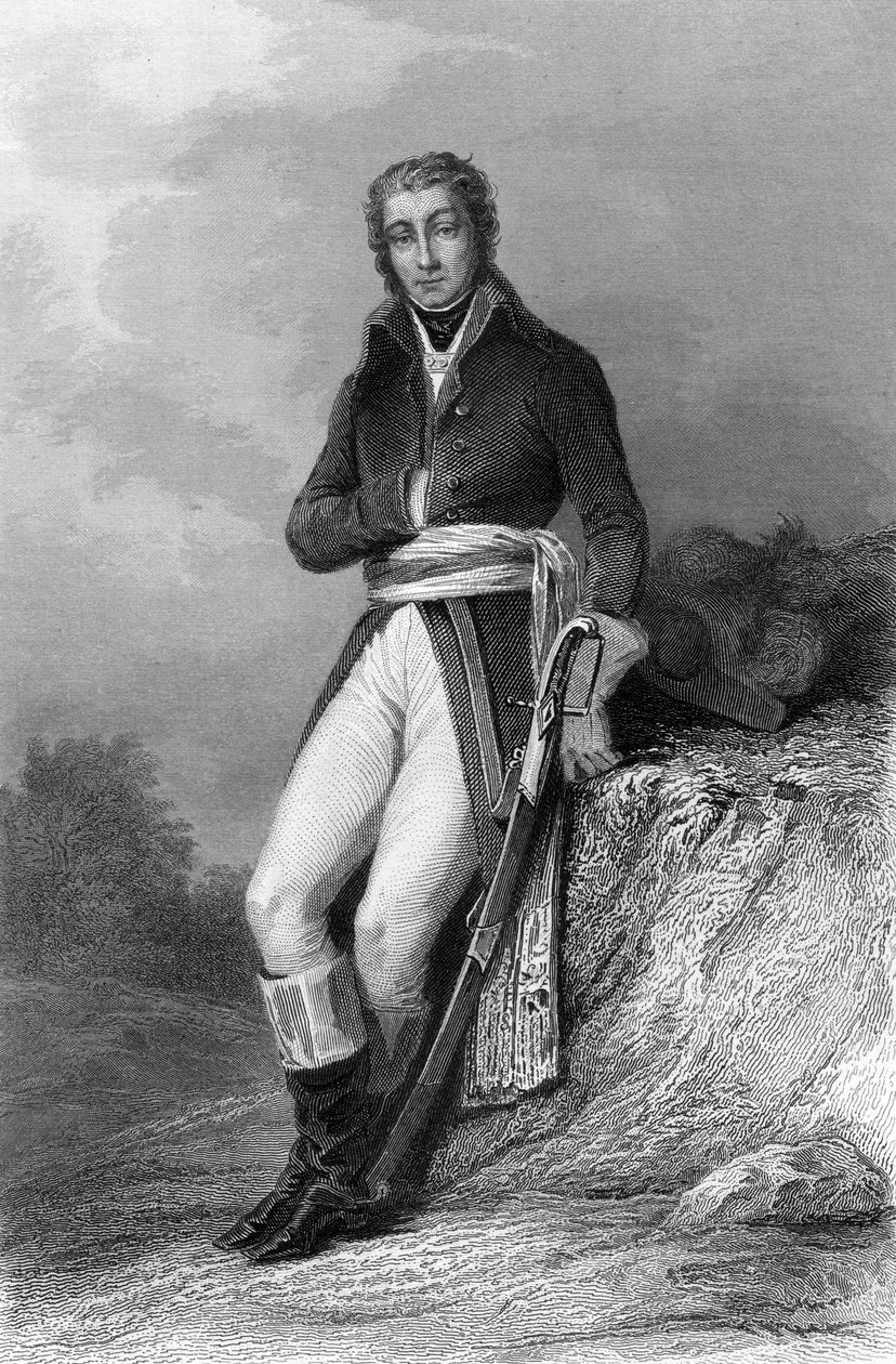 General Jean Moreau by Hippolyte Louis (after) Pauquet