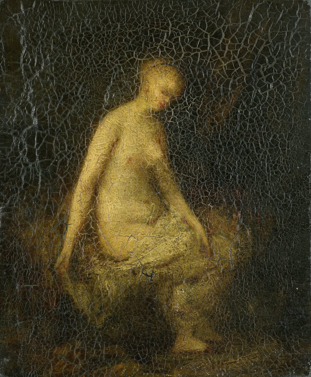 banyo kadın by Hippolyte Michaud