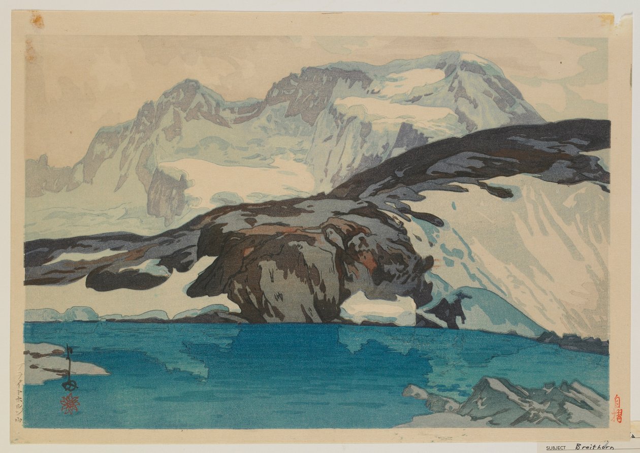 Breithorn, Taisho dönemi by Hiroshi Yoshida