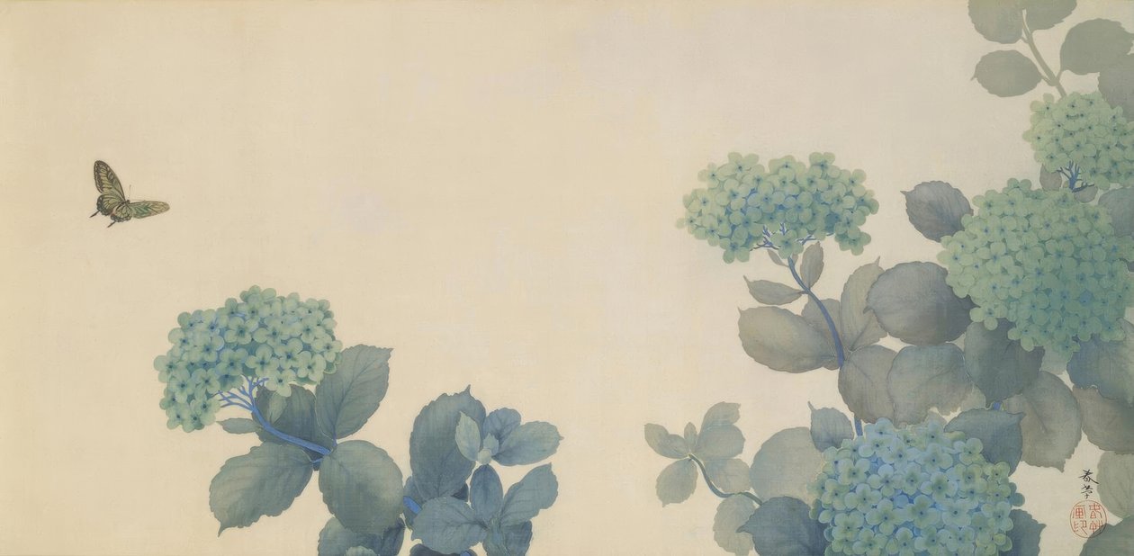 Shunso Hishida, ek mağazalar için destek by Hishida shunso