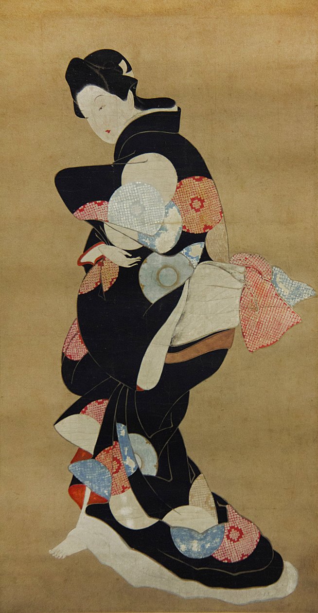 Dansçı by Hishikawa Moronobu