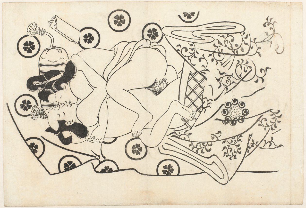 erotik gösteri by Hishikawa Moroshige (attributed to)