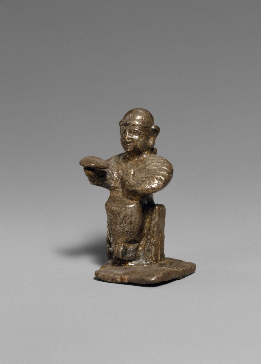 Oturan kadın, MÖ 1300 dolayları (gümüş) by Hittite