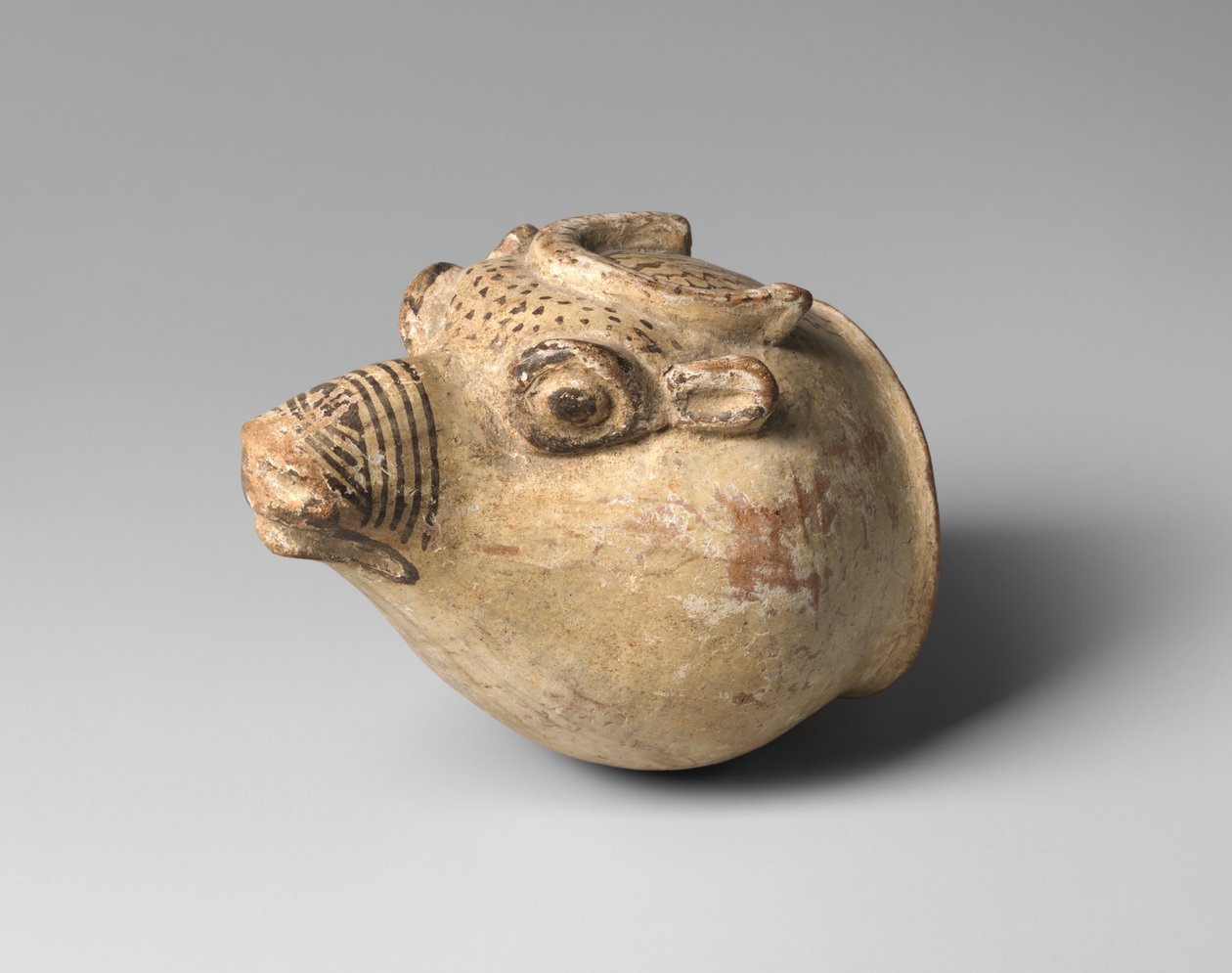 Gemi, yaklaşık MÖ 1900-1600 (boyalı seramik) by Hittite