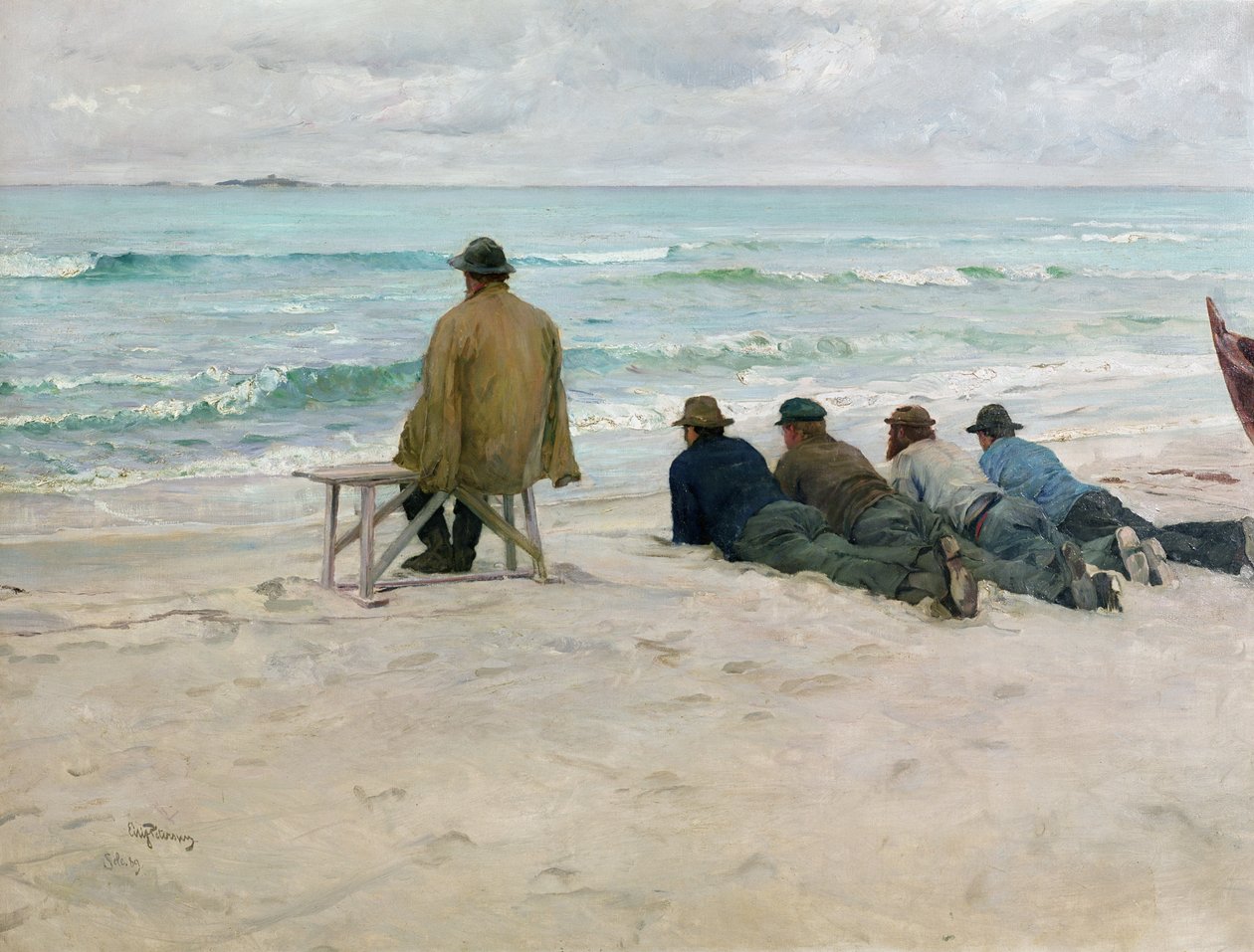 Saatte by Hjalmer Eilif Emanuel Peterssen