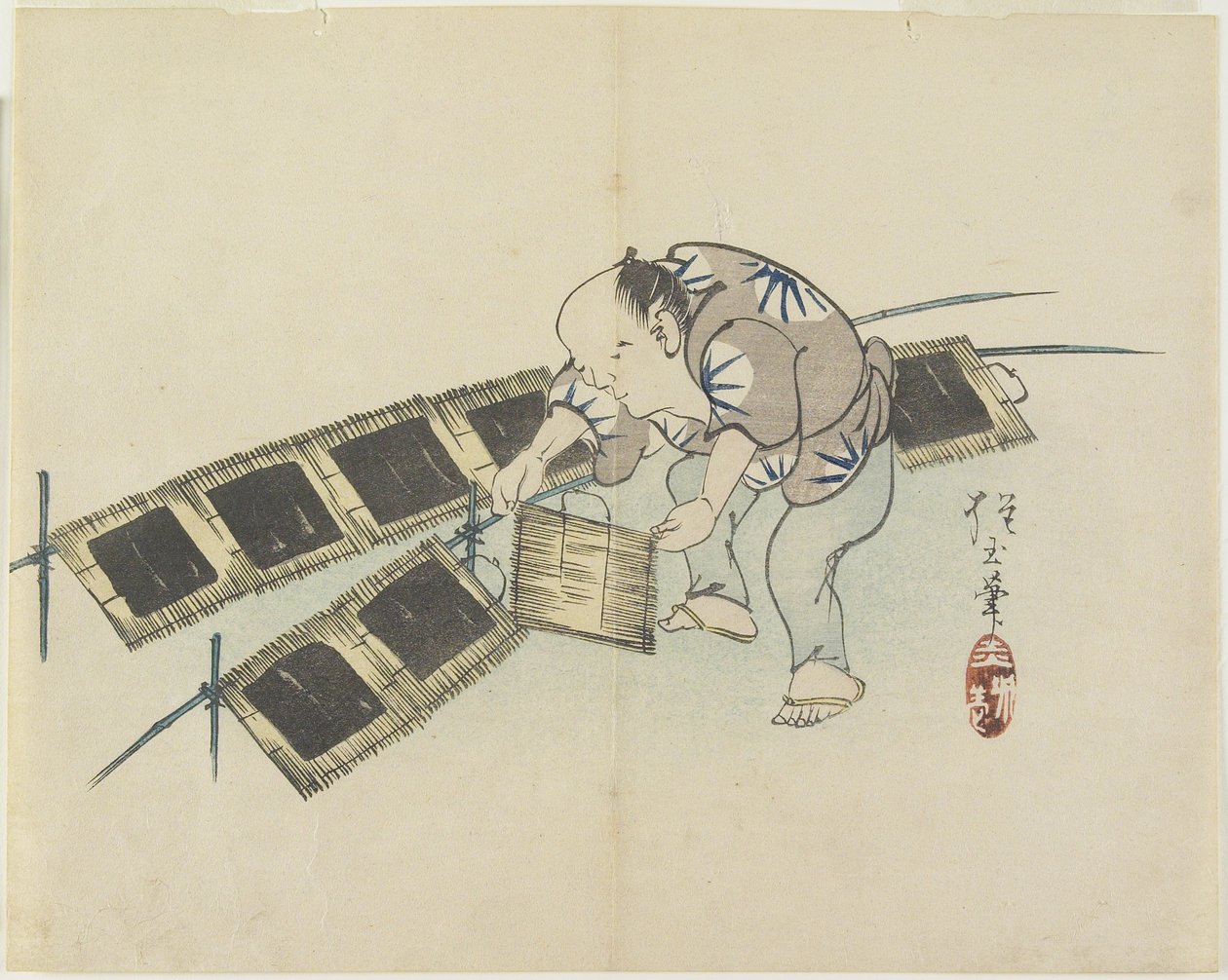(Kurutma Laveri), c.1830 by Hogyoku