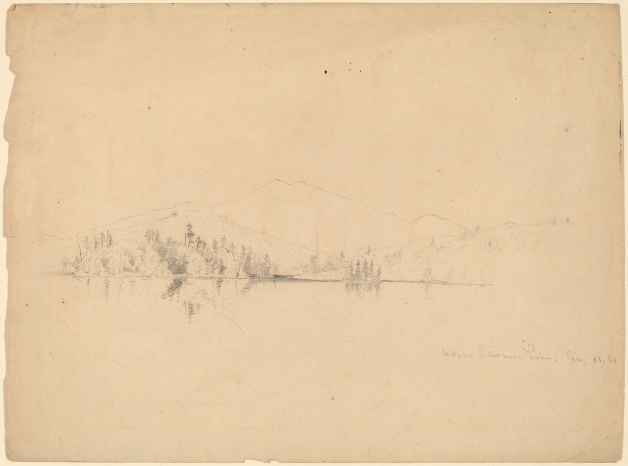 Yukarı Saranac Gölü by Homer Dodge Martin