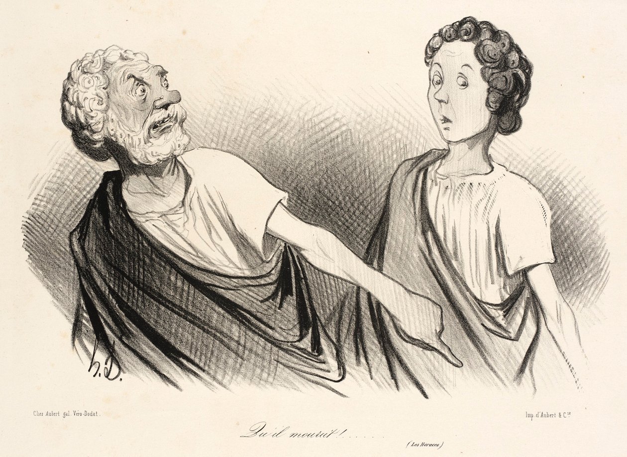 ... o öldü! ... by Honoré Daumier