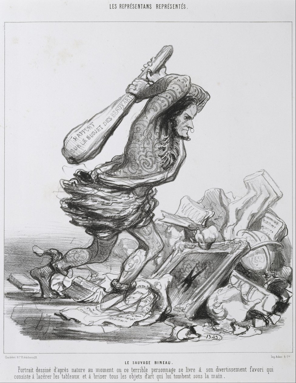 Sauvage Bineau. by Honoré Daumier