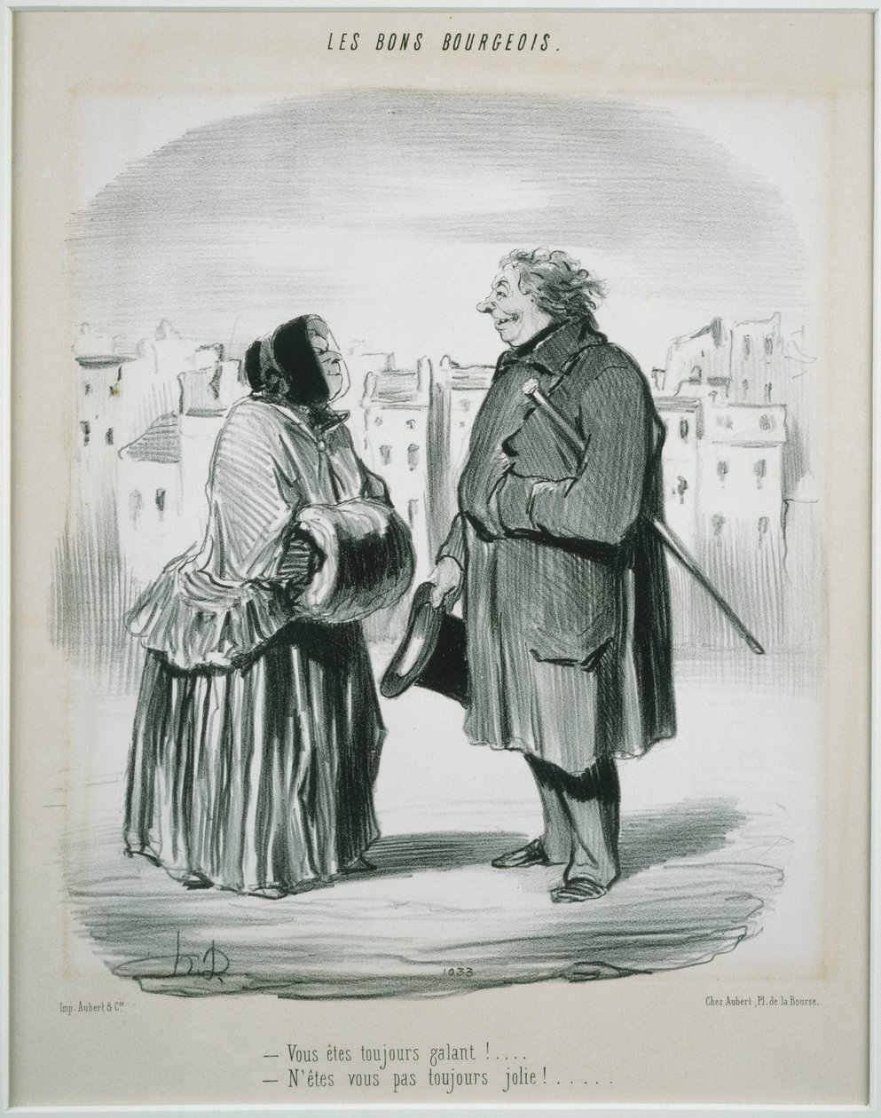 Les Bons Bourgeois- Her zaman cesursun! by Honoré Daumier