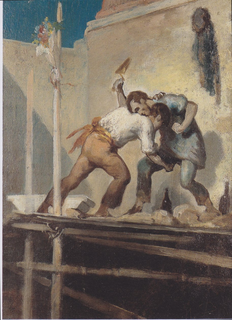 itiş kakış masonlar by Honoré Daumier