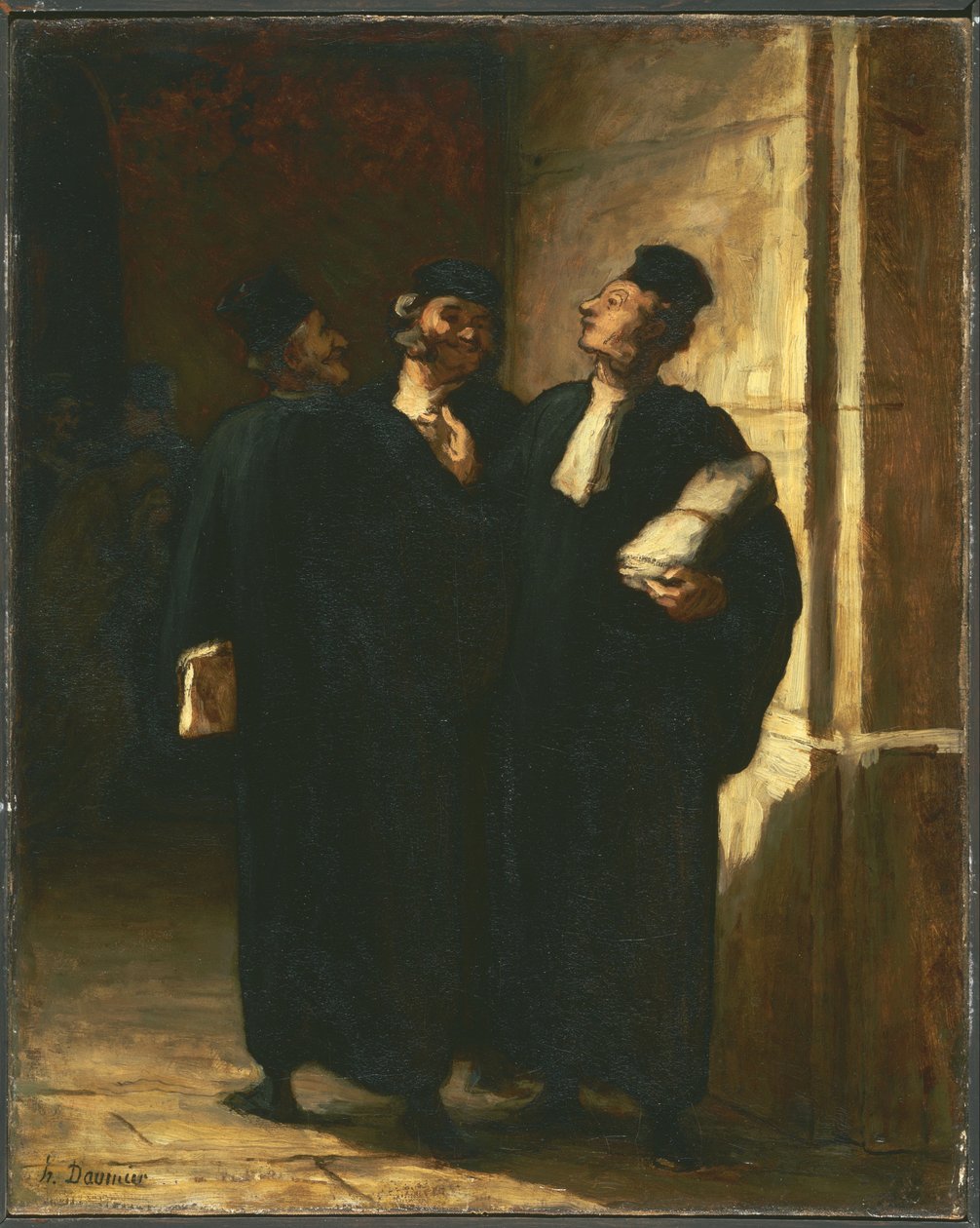 Üç Avukat by Honoré Daumier
