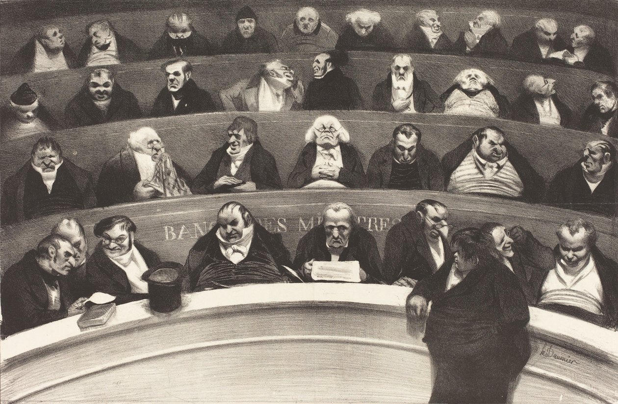 Yasama Karnı by Honoré Daumier Victorin