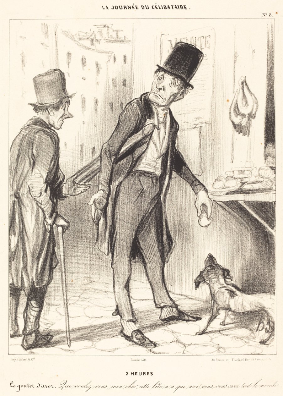 2 saat by Honoré Daumier