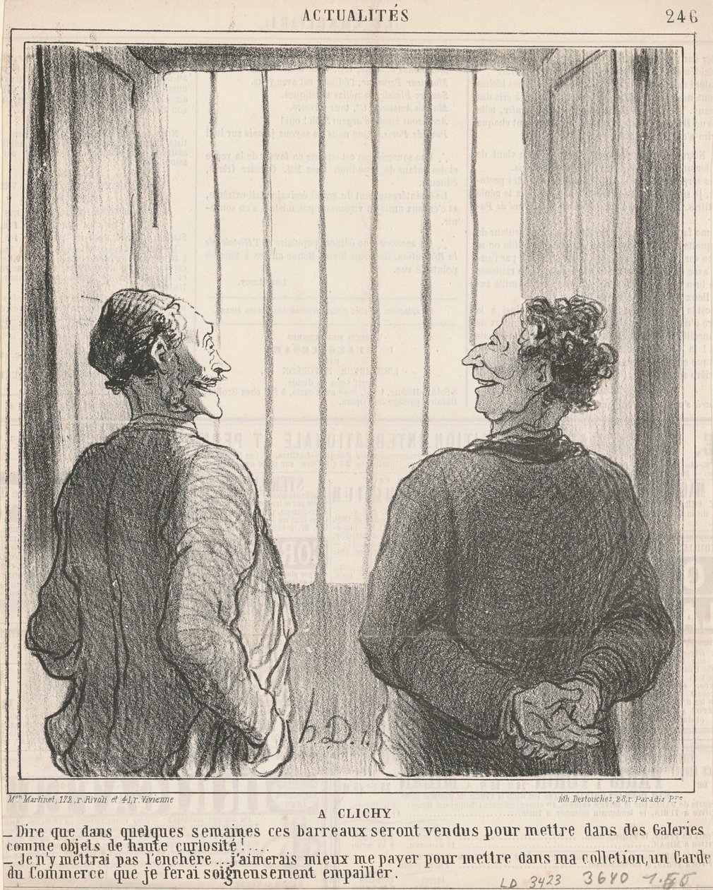 bir klişe by Honoré Daumier