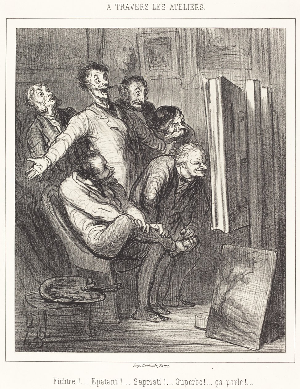 atölyeler aracılığıyla by Honoré Daumier