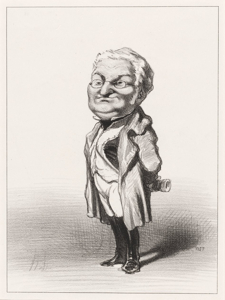 Adolphe Thiers by Honoré Daumier