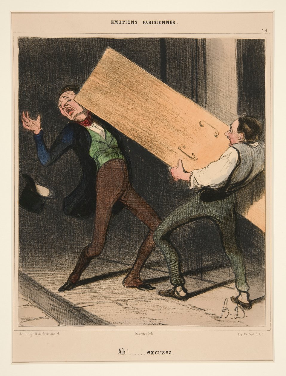 Ah! by Honoré Daumier