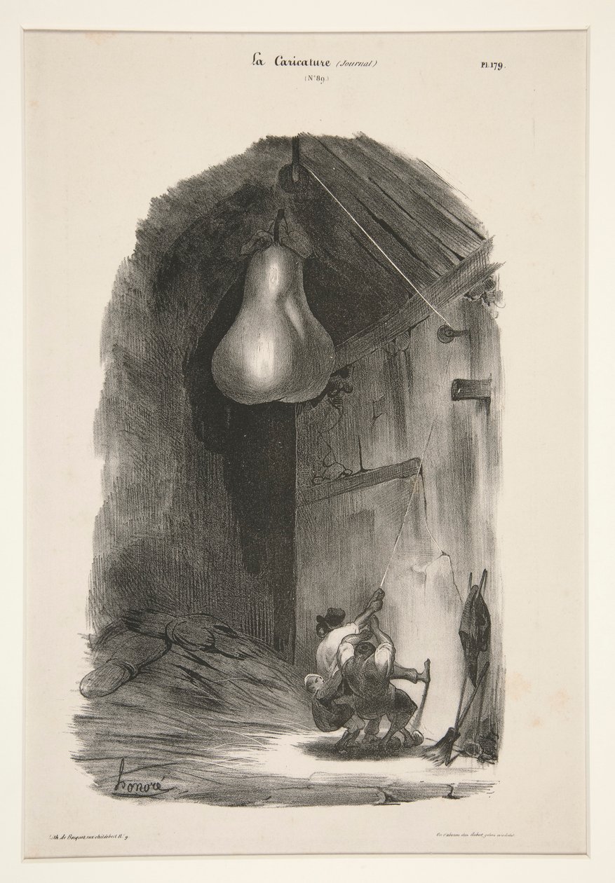 Ah! Onun ! by Honoré Daumier
