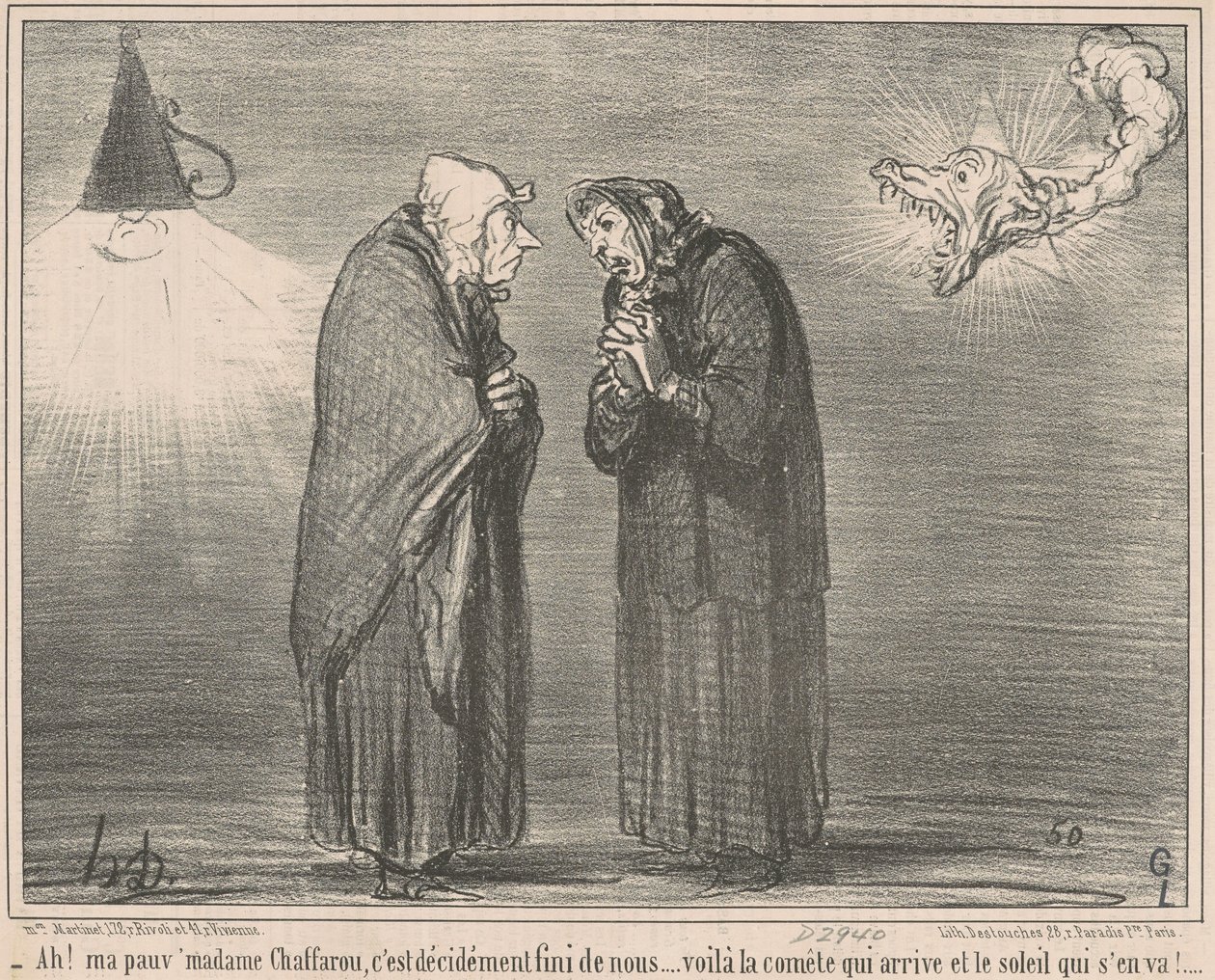 Ah! Şifreli olduğu sürece Buffa nedir... by Honoré Daumier