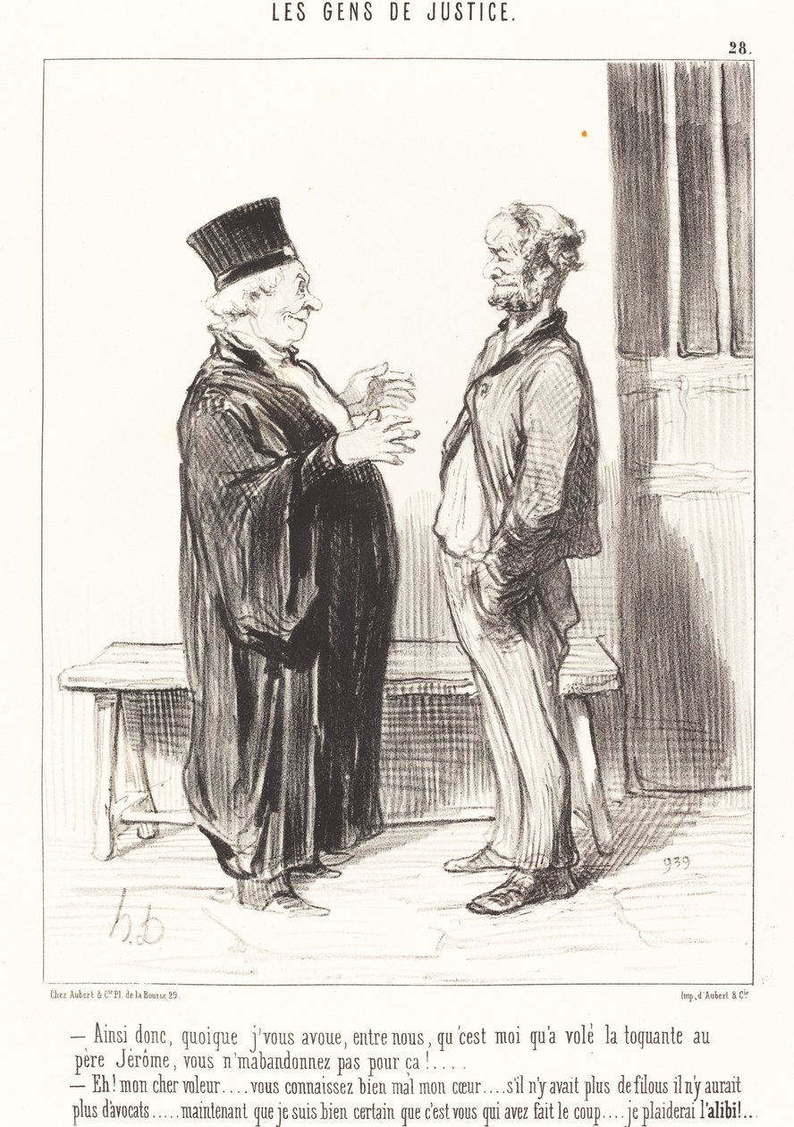 Yani, itiraf etsem de... by Honoré Daumier