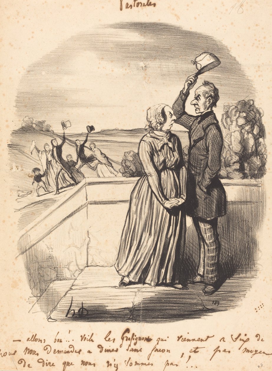 Haydi!...İşte grafikler... by Honoré Daumier