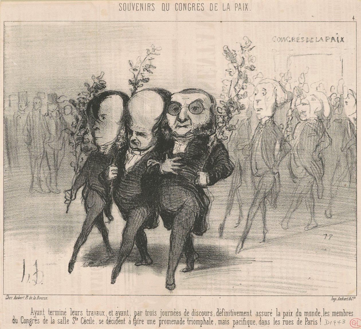 Çalışmalarını tamamlayan... by Honoré Daumier